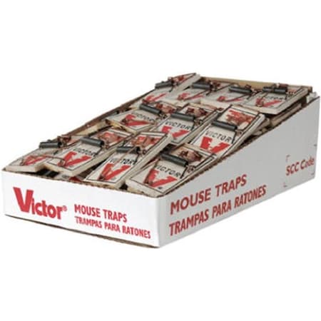 Woodstream Woodstream M040 Victor Metal Bait Pedal Mouse Trap - Pack Of 72 287094